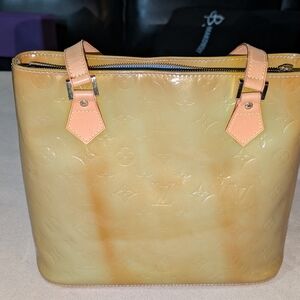 Louis Vuitton Tan Vernis Leather Tote